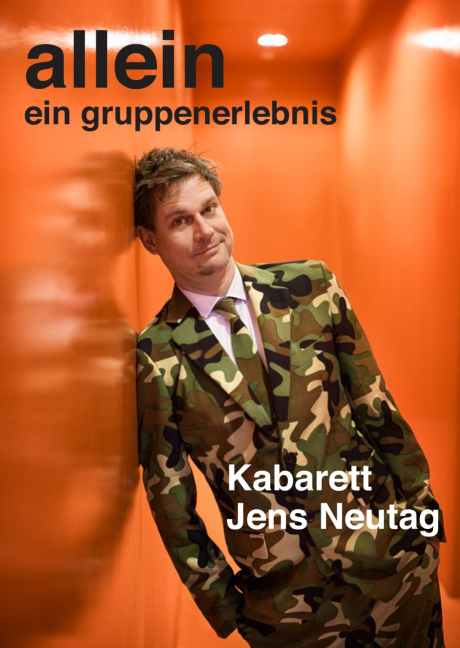 Plakat mit Jens Neutag