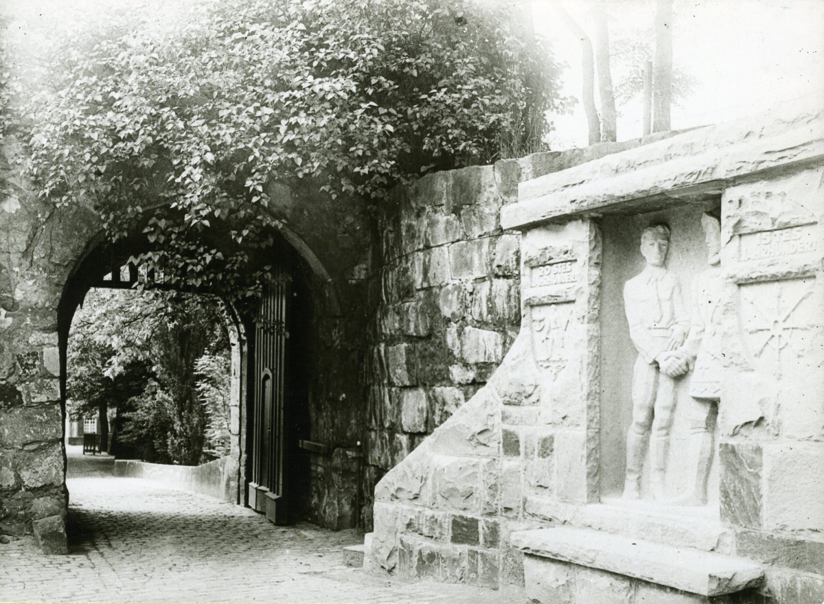 Historisches Bild des Dinslakener Burgtores Historisches Bild des Dinslakener Burgtores