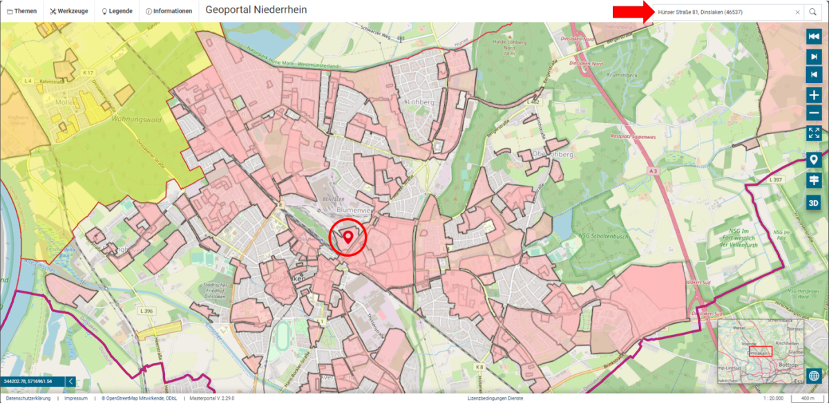 Geoportal Karte Geoportal Karte
