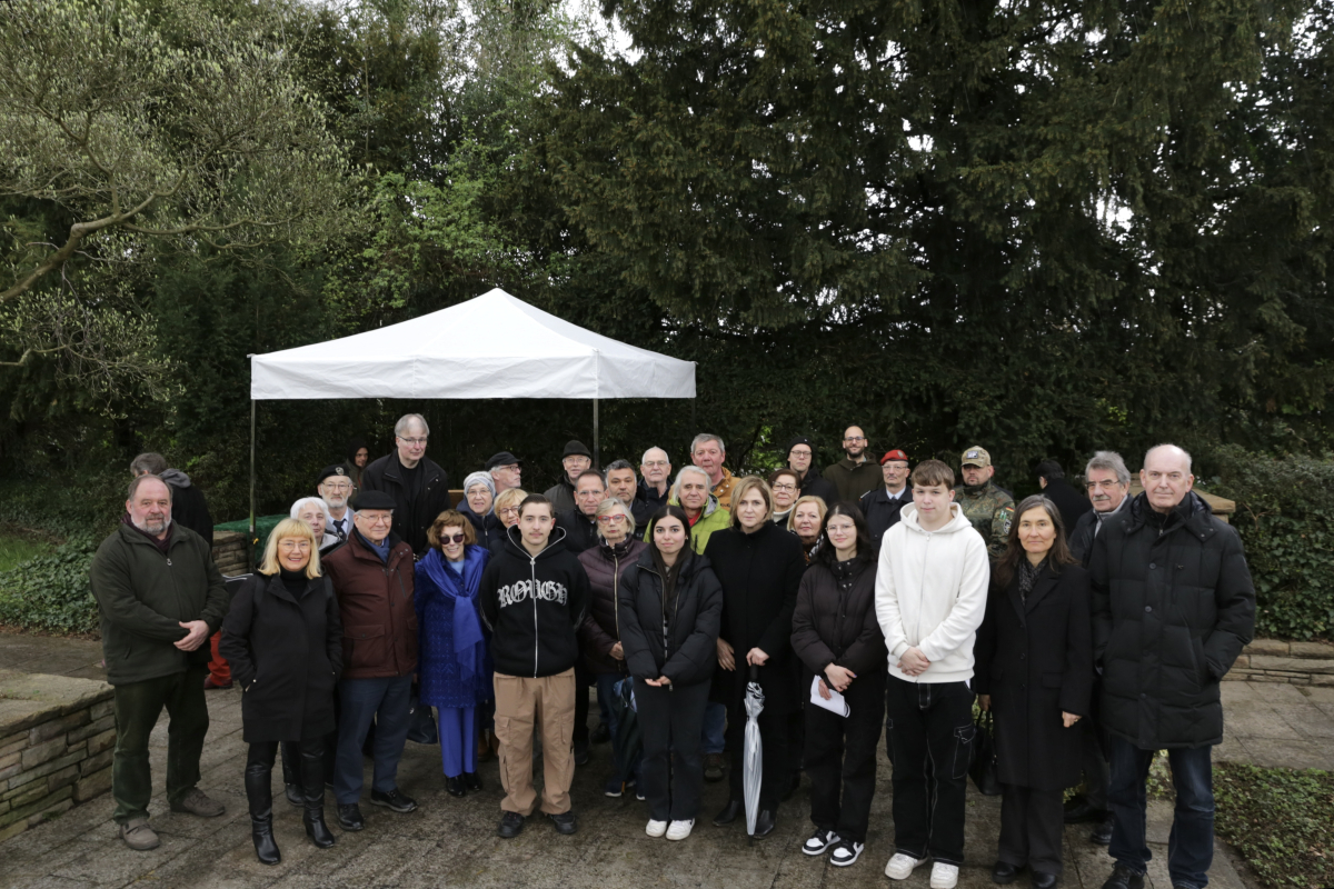 Teilnehmende der Gedenkveranstaltung am 23.03.2024. Foto von Ingo Lammert Teilnehmende der Gedenkveranstaltung am 23.03.2024. Foto von Ingo Lammert