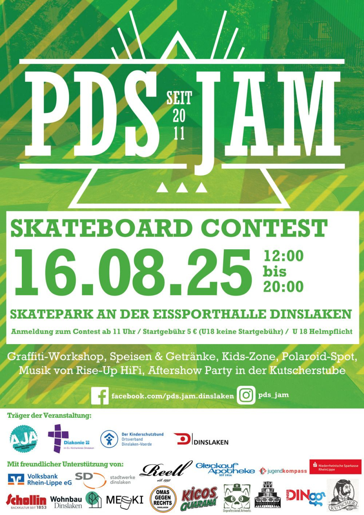 Plakat PDS JAM Skateboard Contest