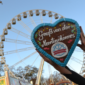 Bild von einem Lebkuchenherz von der Martinikirmes 