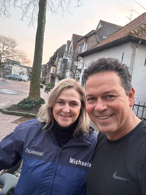 Selfie Michalea Eislöffel und Ben Hamo 