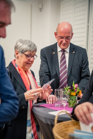 Empfang nach der Eröffnung des Stadtjubiläums 