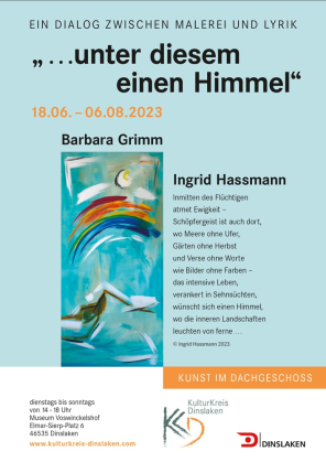 Plakat Unter diesem einen Himmel Plakatmotiv "...unter diesem einen Himmel"