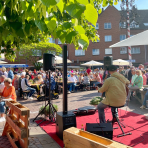 Musiker am Markt in der Altstadt