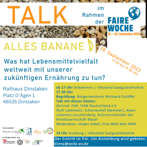 Veranstaltungsflyer "Alles Banane" Veranstaltungsflyer "Alles Banane"
