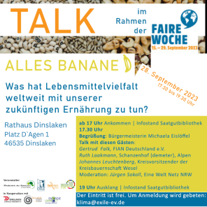 Veranstaltungsflyer "Alles Banane"