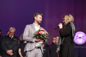 Preisverleihung auf der Bühne