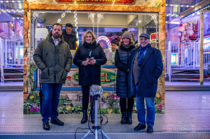 Bürgermeisterin hält Rede auf der Marinikirmes 
