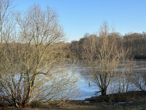 Überflutete Landschaft