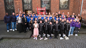 Die Geehrten bei der Jugendsportpreis-Verleihung am 8. April 2024. Foto von Jörg Lorberg Die Geehrten bei der Jugendsportpreis-Verleihung am 8. April 2024. Foto von Jörg Lorberg