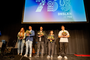 Gruppenbild auf der Bühne