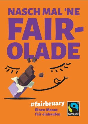 Flyer Einen Monat Fair einkaufen