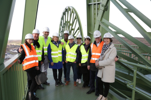 gemeinsamer Besuch auf dem Förderturm in Lohberg am 22.03.2025. Foto von Ingo Lammert