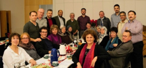 Gruppenbild bei einer Adventsfeier 