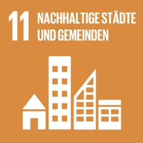 Piktogramm Ziel 11 nachhaltige Kommunen Piktogramm Ziel 11 nachhaltige Kommunen