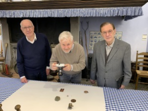 Wilfrid Fellmeth (Vorsitzender Förderverein), Dr. Peter Theißen (Museumsleiter), Georg Neumayr (Geschäftsführer Förderverein) am 08.11.2021 Wilfrid Fellmeth (Vorsitzender Förderverein), Dr. Peter Theißen (Museumsleiter), Georg Neumayr (Geschäftsführer Förderverein) am 08.11.2021