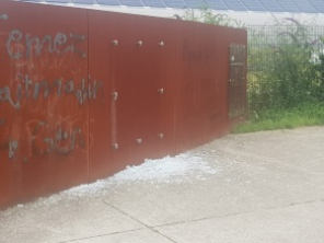 Vandalismus Lohberg Corso Juli 2021 Vandalismus Lohberg Corso Juli 2021