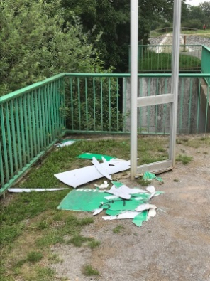 Vandalismus am Rotbachsee am Wochenende 20./21. Juni 2020 Vandalismus am Rotbachsee am Wochenende 20./21. Juni 2020