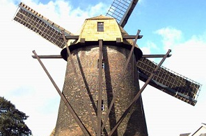 Blick auf die Windmühle in Hiesfeld