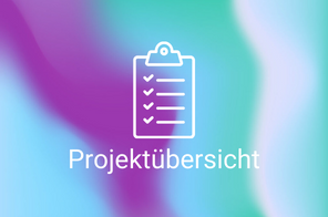 Motiv Checkliste mit dem Text Projektübersicht darunter Motiv Checkliste mit dem Text Projektübersicht darunter