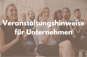 Teaser Veranstaltungshinweise für Unternehmen Teaser Veranstaltungshinweise für Unternehmen