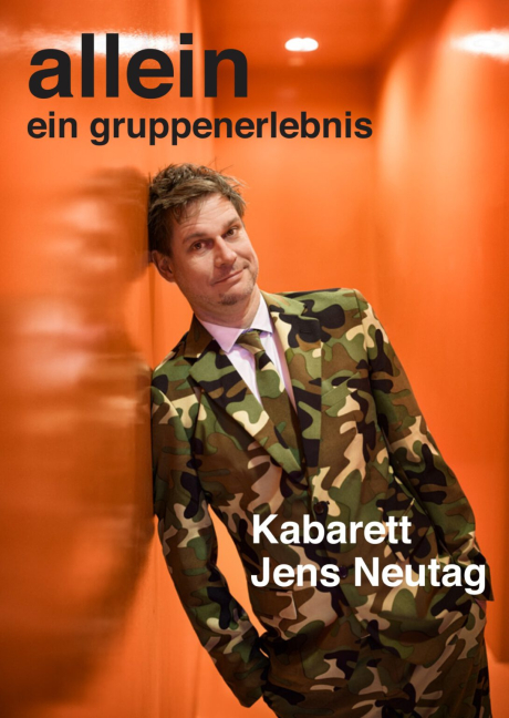 Plakat mit Jens Neutag Plakat mit Jens Neutag