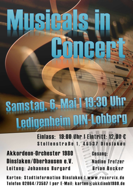 Plakat Musicals in Concert Plakat Musicals in Concert