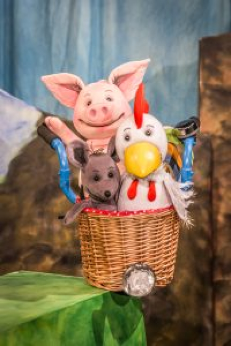 Figuren Schwein, Maus und Hahn Figuren Schwein, Maus und Hahn
