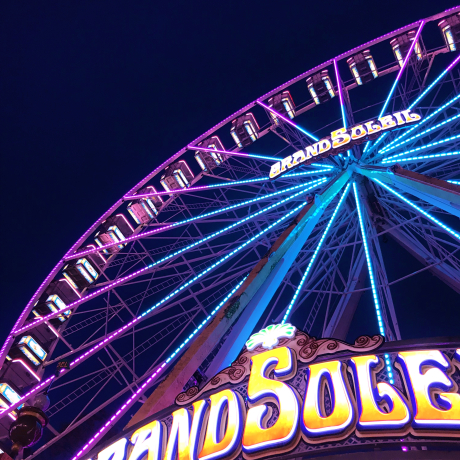 Riesenrad von unten Riesenrad von unten