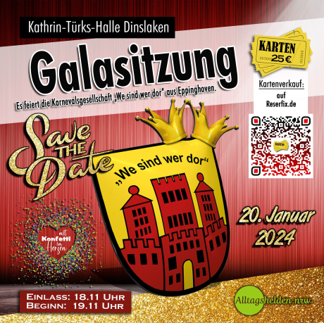 Plakat Galasitzung Plakat Galasitzung