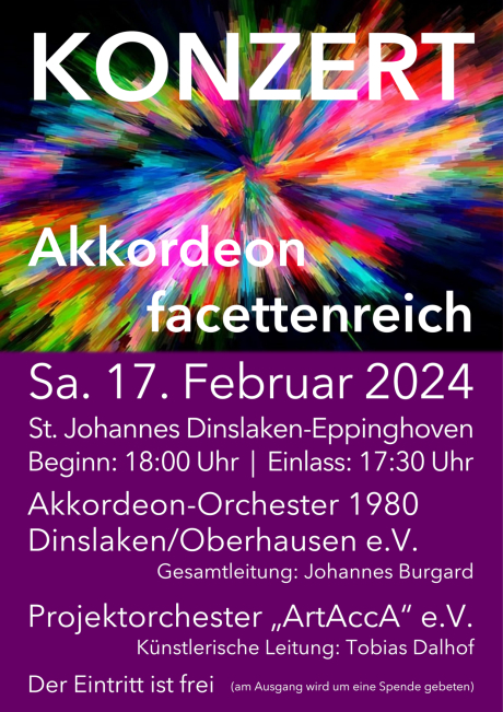 Plakat Akkordeon facettenreich Plakat Akkordeon facettenreich