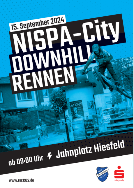 Plakat Downhill Rennen Plakat Downhill Rennen
