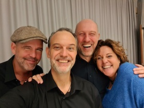 Foto mit Steffi Neu & Doc Esser, René Steinberg, Sven Pistor
