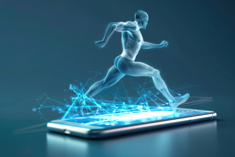 Motiv Sportler Gesundheitsapp Motiv Sportler Gesundheitsapp