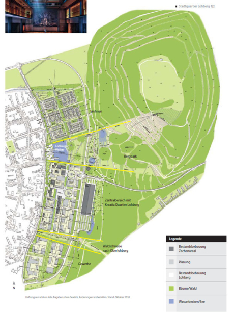 Lageplan der Zeche Lohberg