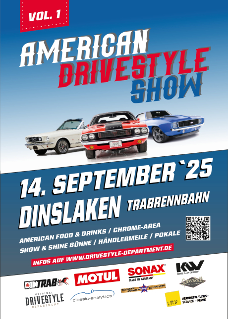 American Drivestyle Show - das US-Car Event für die ganze Familie mit American Food Festival